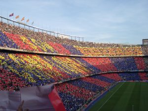 Camp Nou Football stadium - By DJ Lucifer - flickr, CC BY 2.0