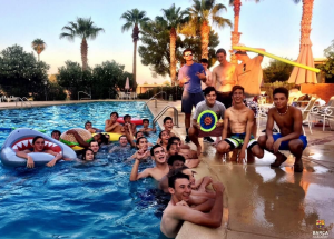 Swimming at the FC Barcelona in Arizona Soccer Goalkeeper Camps