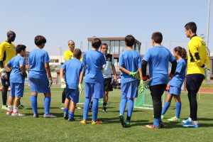 campamento de fútbol en invierno de Valencia