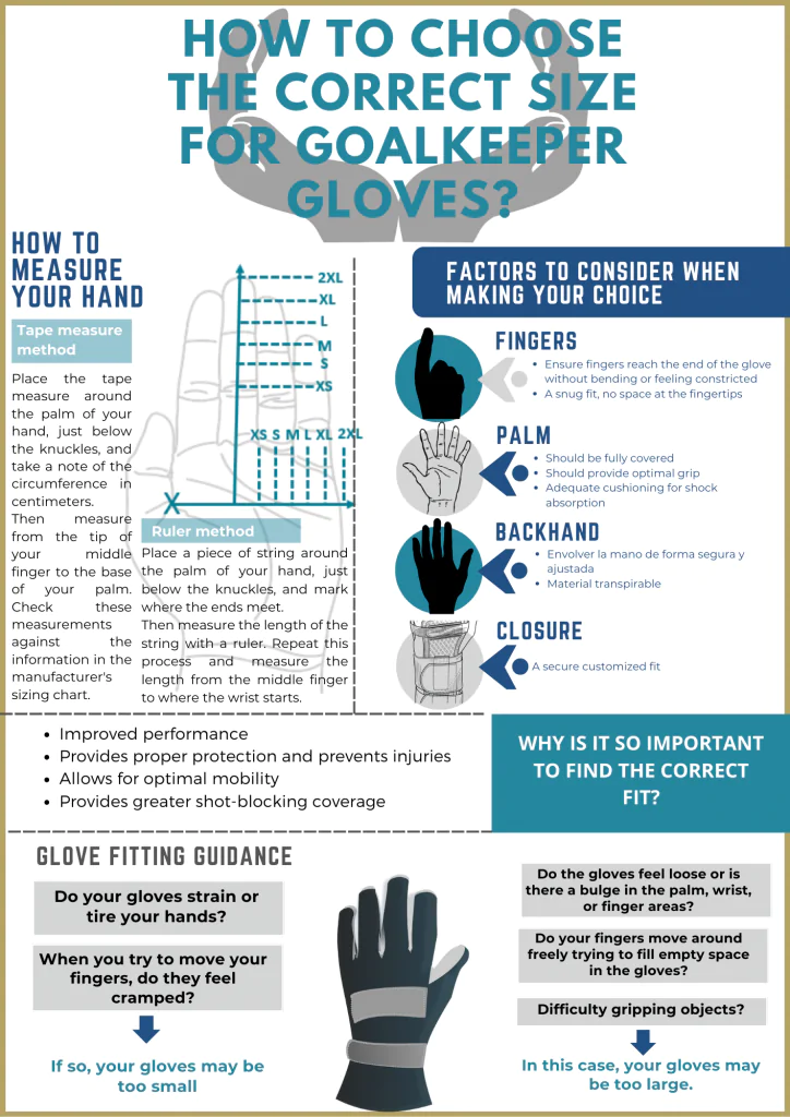 Goalkeeper glove sizing guide: Discover the perfect fit for you