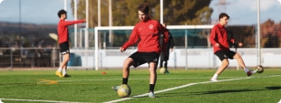 Essai de football du FC Andorre 2024 logo