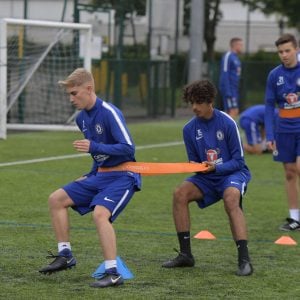 Entrenamiento en campamento de verano del Chelsea