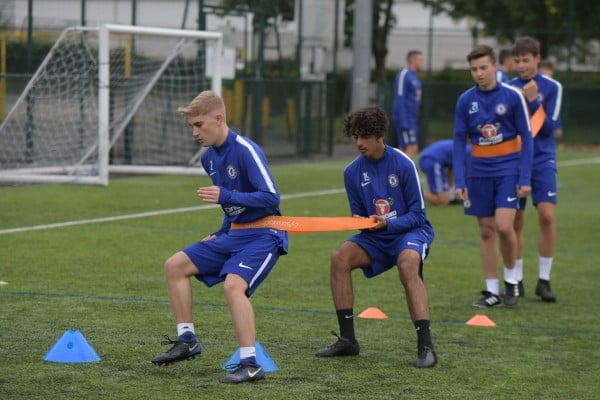 Entrenamiento en campamento de verano del Chelsea